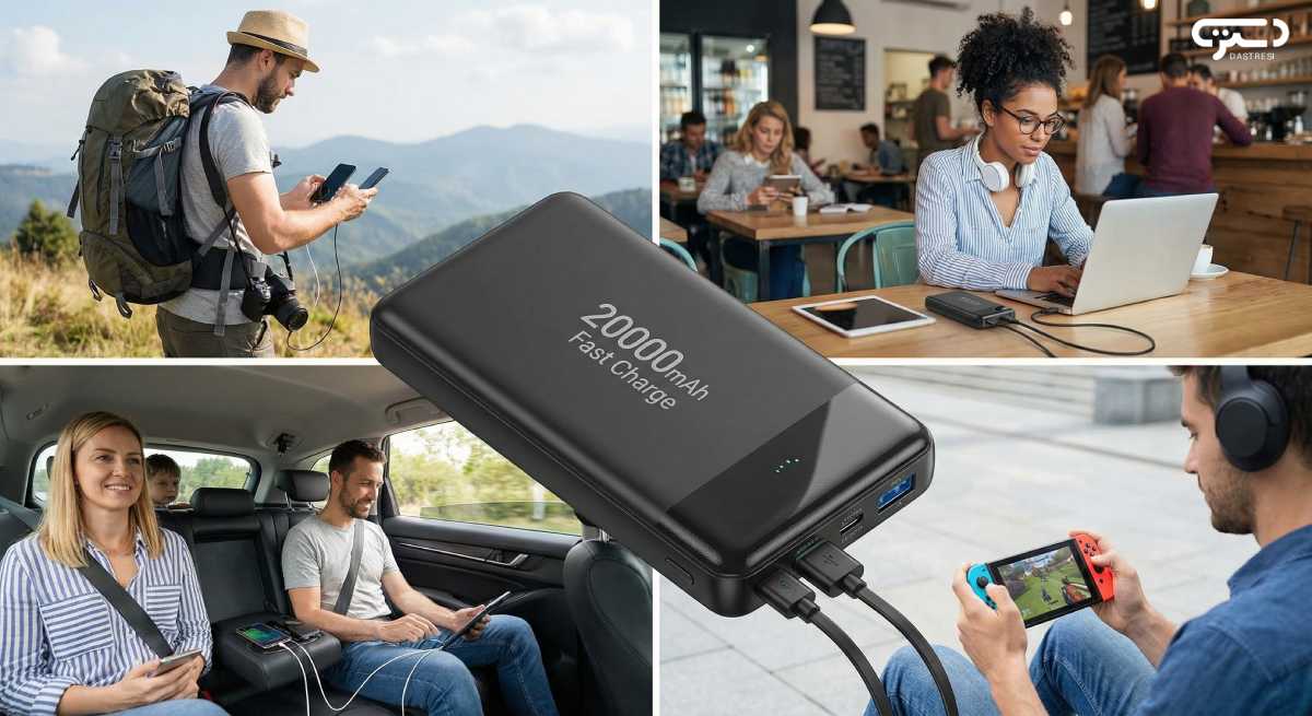 پاوربانک 20000 فست شارژ مناسب چه کسانی است؟